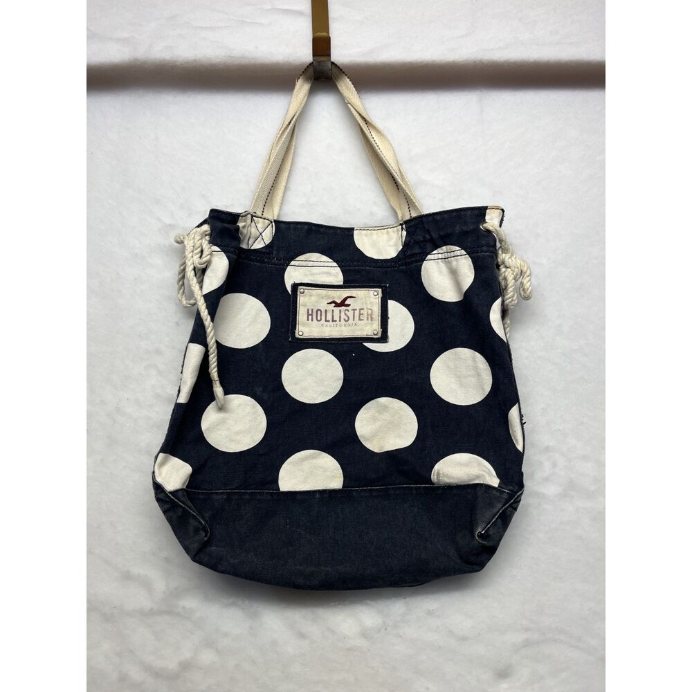 Vintage Y2K Hollister Polka Dot tote! - Picture 1 of 11